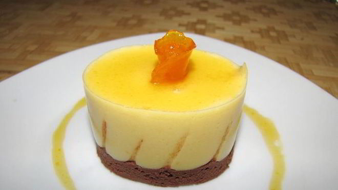 Рецепт Апельсинова-шоколадного десерт Ва-банк