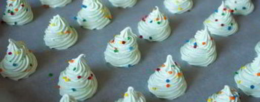 Шаг 5: безе елочки