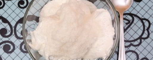 Шаг 6: безе кокосового