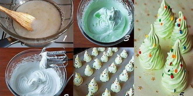 Рецепт безе новогоднего