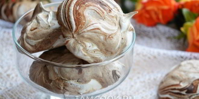 Рецепт безе с шоколадом