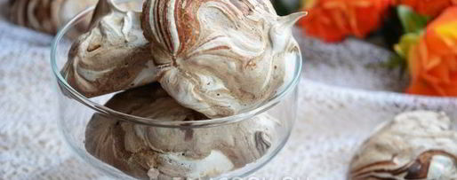 Шаг 8: безе с шоколадом