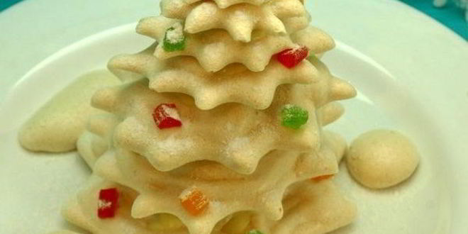 Рецепт елочки из безе