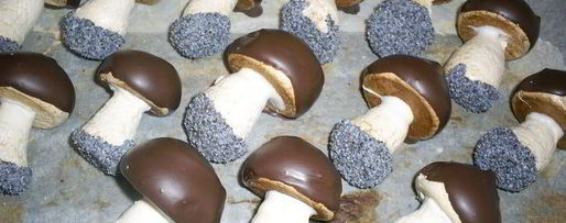 Шаг 5: грибков из безе