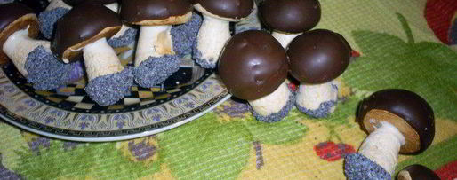 Шаг 7: грибков из безе