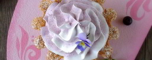 Шаг 15: корзиночек с черничным кердом и безе