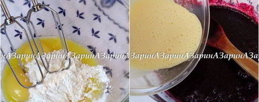 Шаг 5: корзиночек с черничным кердом и безе