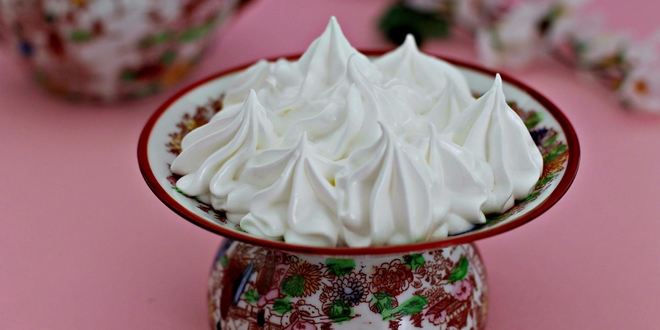 Рецепт крема мокрое безе для украшения
