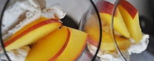 Шаг 6: персикового безе-десерт