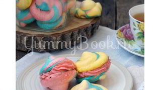 Рецепт Разноцветного безе