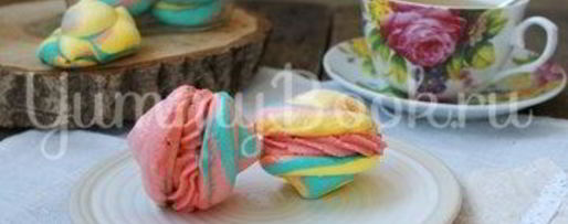 Шаг 5: разноцветного безе