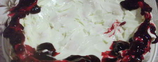 Шаг 10: торта-безе рождественского венок