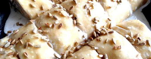 Шаг 24: творожного рулета с безейной прослойкой