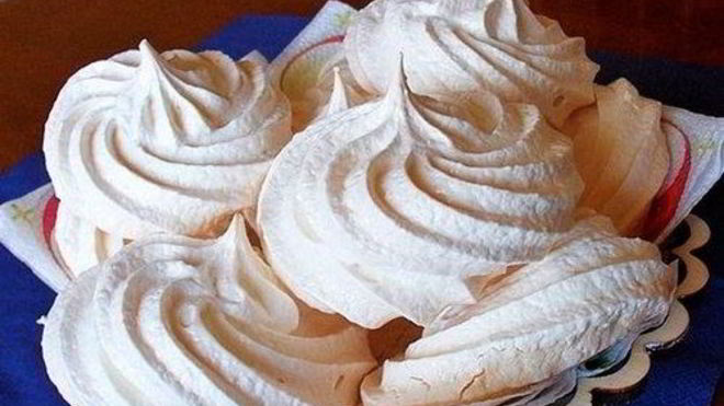 Рецепт Воздушного безе из яичных белков
