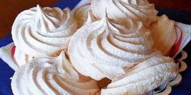 Рецепт воздушного безе из яичных белков