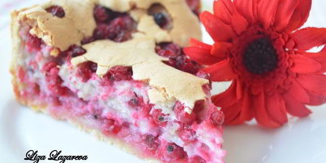 Рецепт ягодного торта-безе