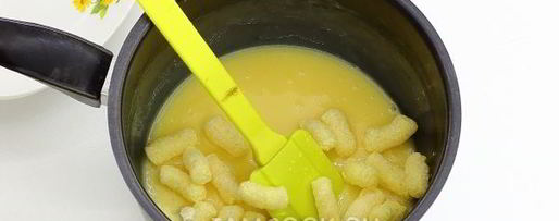 Шаг 4: чак-чака из кукурузных палочек