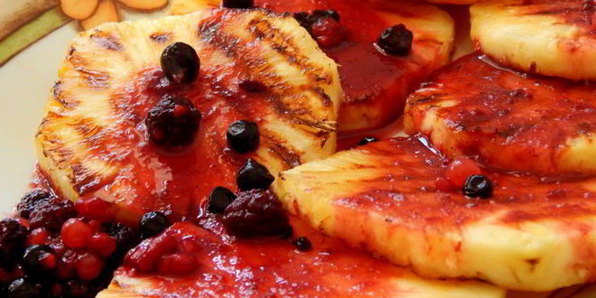 Рецепт десерта из ананаса