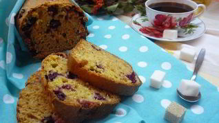Рецепт Десертного клюквенно-апельсиновый хлеб