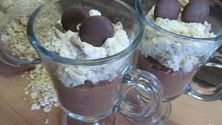 Рецепт Диетического десерта из овсяных хлопьев