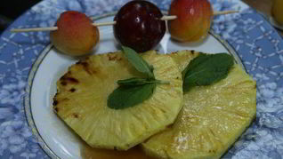 Рецепт Фруктов на гриле