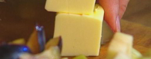 Шаг 2: фруктов, запеченных с клюквой и грецкими орехами