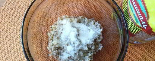 Шаг 1: гречневого пудинга