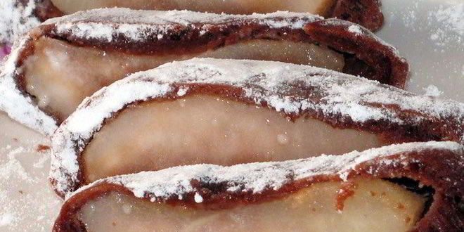 Рецепт груш в шоколадных платьях