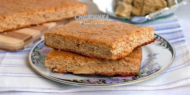 Рецепт белорусской коврижки на халве с арахисом