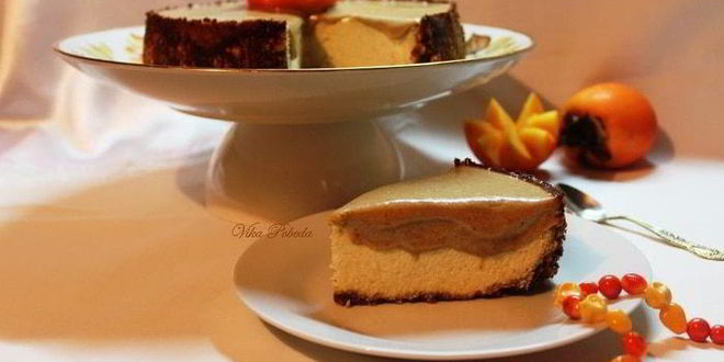 Рецепт чизкейка халва-хурма