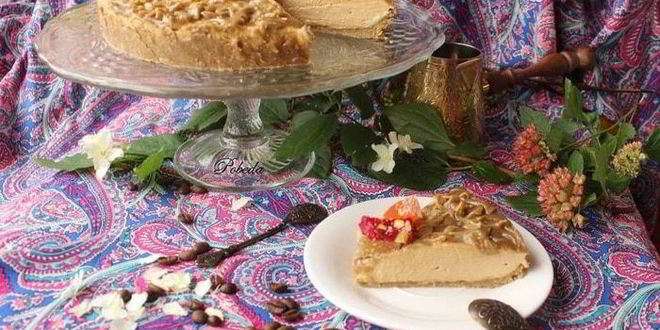 Рецепт чизкейка халва-кофе-кардамон