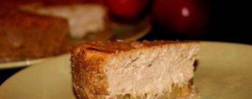 Шаг 7: чизкейка с халвой и карамельными яблочками