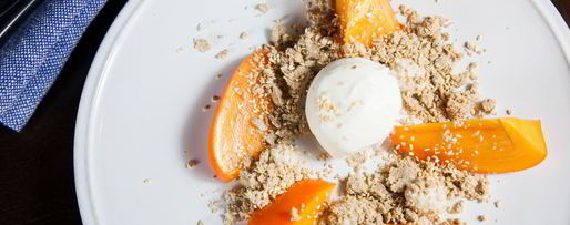 Шаг 7: десерта хурма и халва