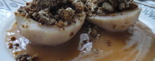 Шаг 14: грушевых лодочек с пряником и халвой