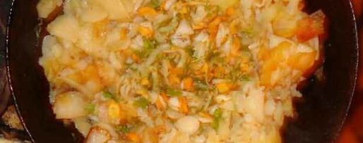 Шаг 17: картошки с халвой