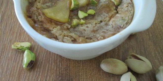 Рецепт запеченных с халвой яблоки