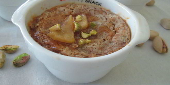 Рецепт запеченных с халвой яблоки