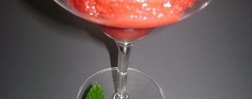 Шаг 5: клубничного сорбета с мятным вкусом