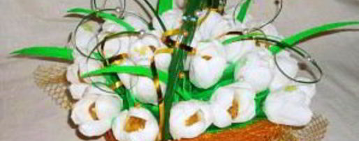 Шаг 5: букета из конфет для девочки