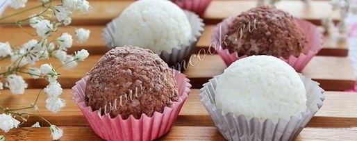 Шаг 8: кокосовых конфет с фундуком