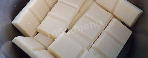 Шаг 1: конфет белый трюфель