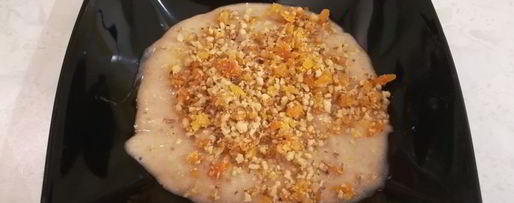 Шаг 1: конфет из банана, грецкого ореха и кураги