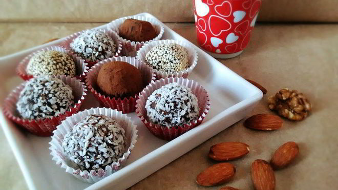 Рецепт Конфет из сухофруктов и орехов