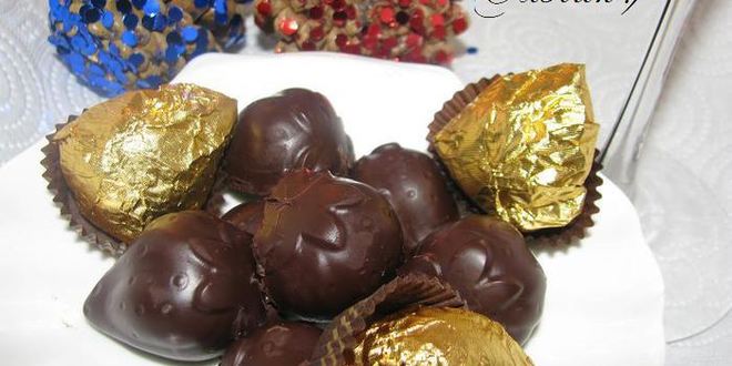 Рецепт конфет клубника в шоколаде