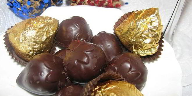 Рецепт конфет клубника в шоколаде