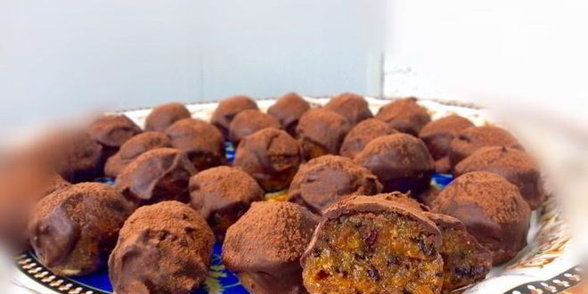 Рецепт конфет с сухофруктами и орехами