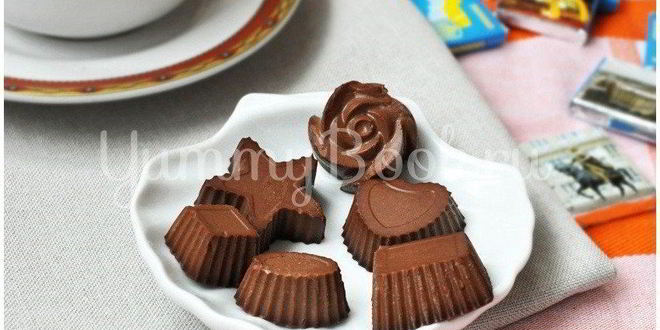 Рецепт конфет шоколадно-желейные