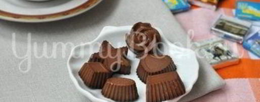 Шаг 5: конфет шоколадно-желейные