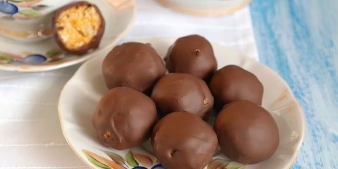 Рецепт конфет тыква в шоколаде