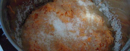 Шаг 3: морковных конфет джезерье